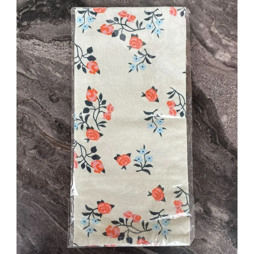 To the Market Ice Ice Floral Tea Towel New Cotton Kitchen Bath